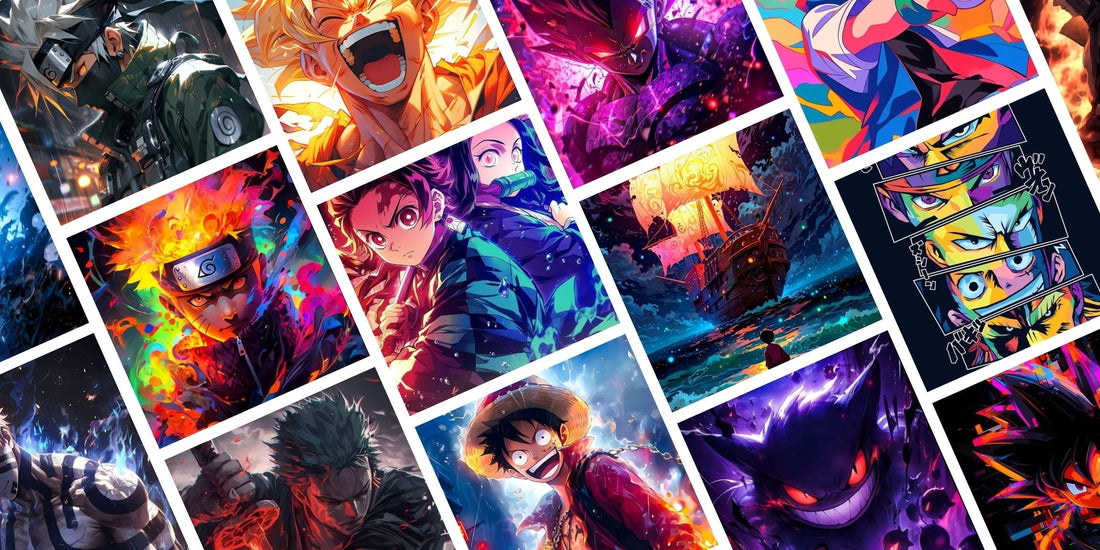 Oenart’s Anime Paint by Numbers Kits Turn Fandom into Frame-Worthy Art