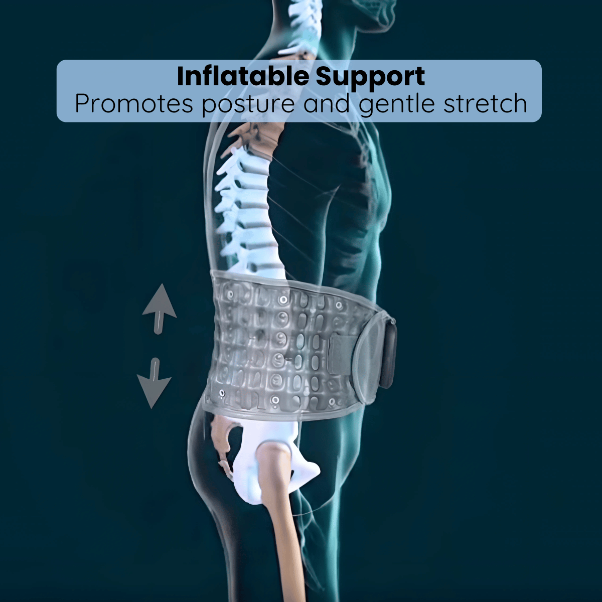 Theronity™ 3-in-1 Decompression Heat Massage Belt