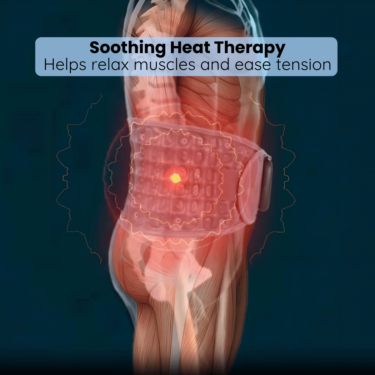 Theronity™ 3-in-1 Decompression Heat Massage Belt
