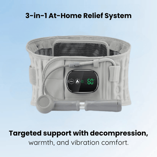 Theronity™ 3-in-1 Decompression Heat Massage Belt